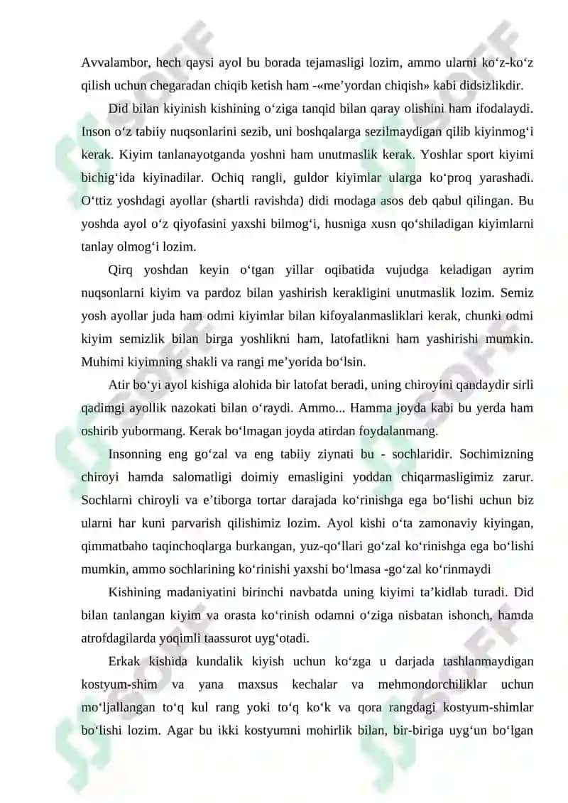 Estetik madaniyat va tashqi ko‘rinish 7