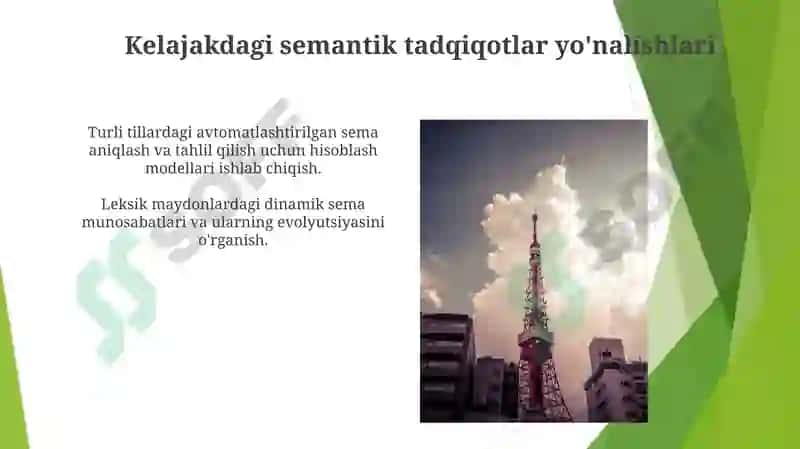 Semantik tahlilning cheklashlari 7