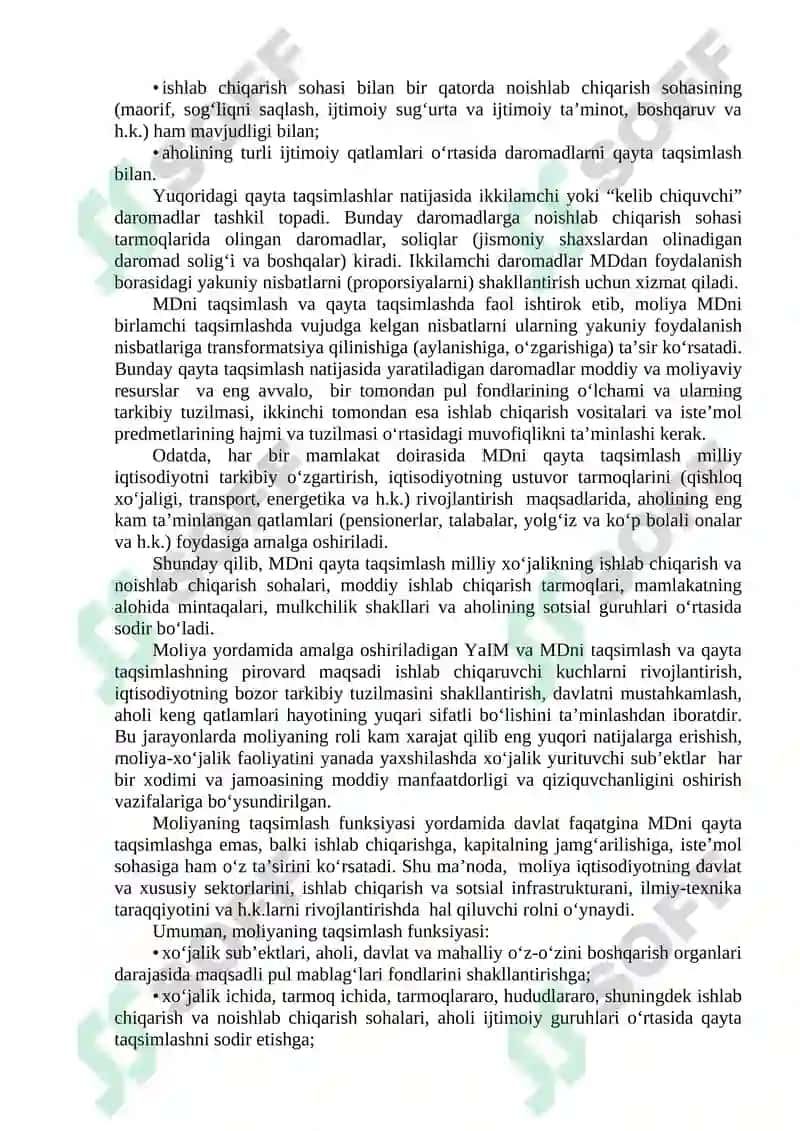 Moliyaning Mohiyati va Funksiyalari 7