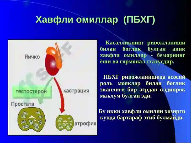Простата бези хавфсиз гиперплазияси 7