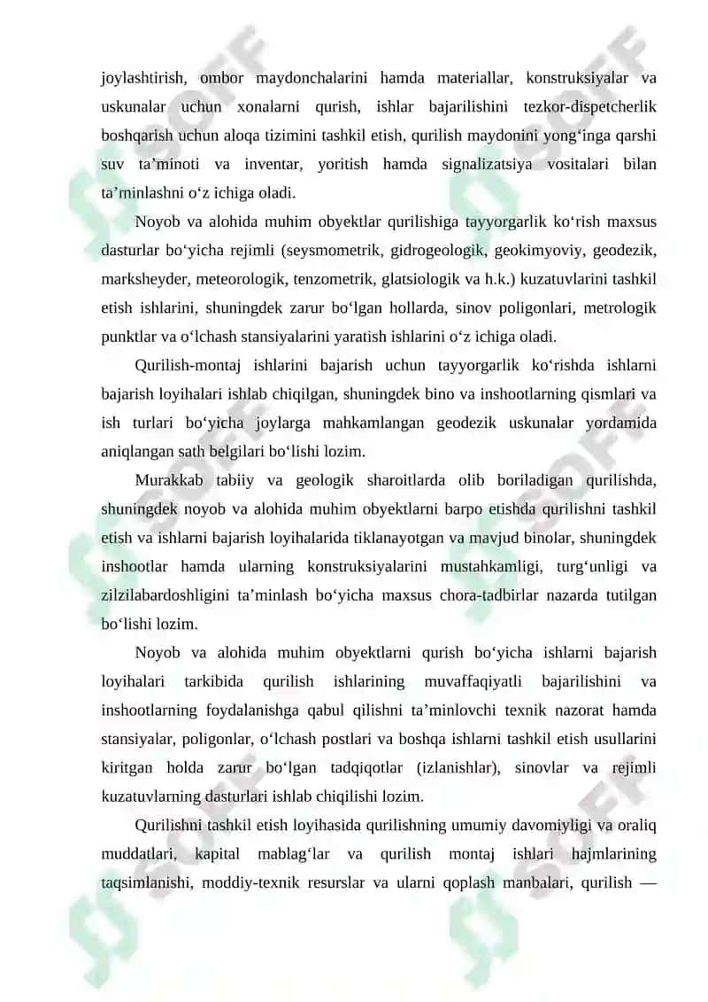 Dastgohlarni otdelelka qilish va ekspluatatsiyaga topshirish 7