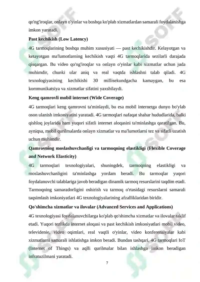 4 G sotali aloqa tarmoqlari 7