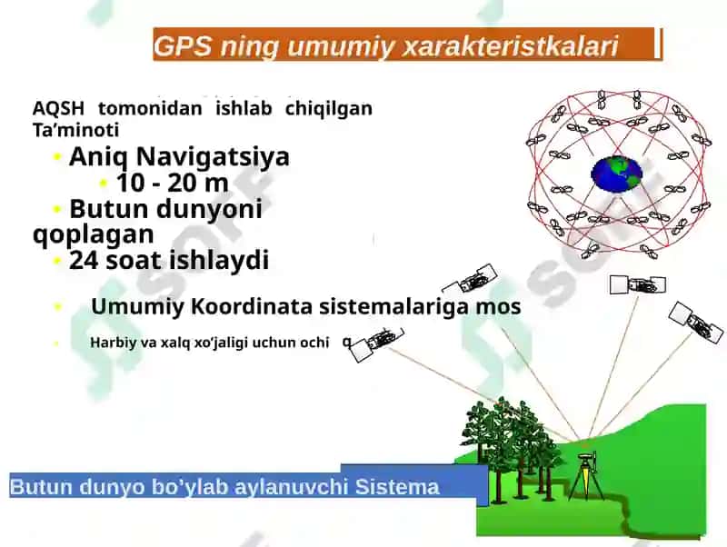 GPStexnologiyalarining geodeziyada qo‘llanilishi 7