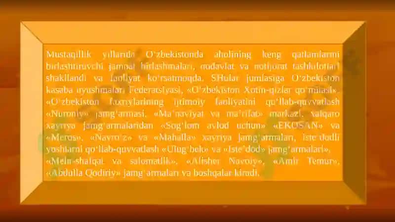 O`zbekistonning eng yangi tarixi 7