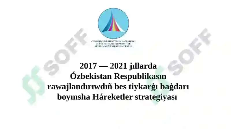 Ózbekstan Respublikasın jáne de rawajlandırıw boyınsha Háreketler strategiyası hám de Ózbekstan Respublikası Prezidenti bayanatlarında ózin-ózi bánt etiw, kábaǵallıqtı qısqarttırıw máseleleri. 7