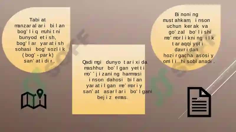 XXI ASRDA ME’MORCHILIK VA SAN’AT 7