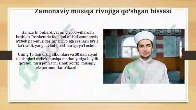 Hamza Imonberdiyev hayoti va ijodi 7