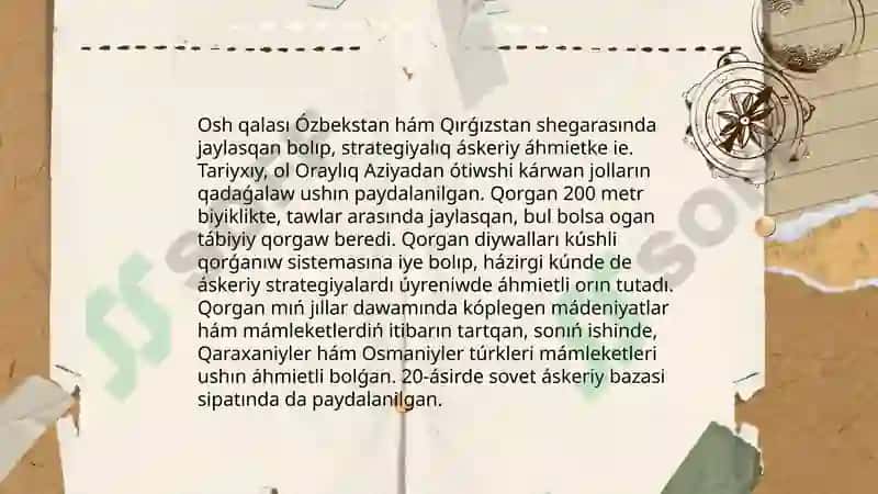 Osh qalasının' tarıyxı 7