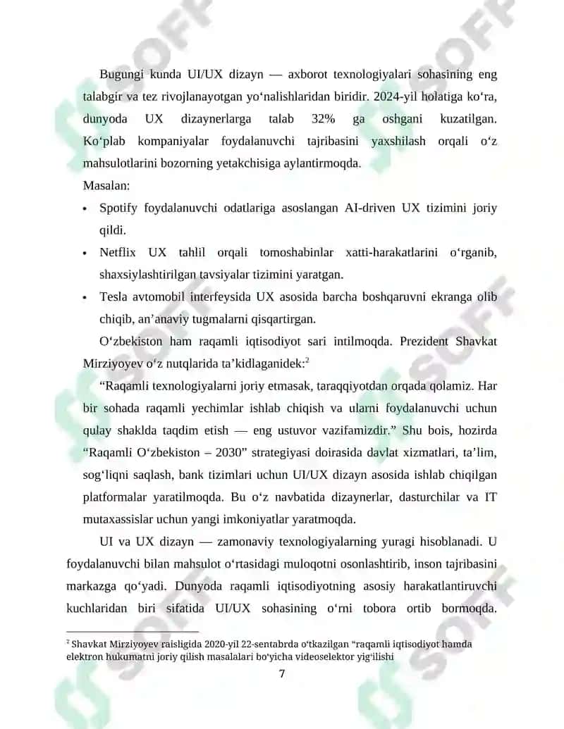 UI va UX tushunchalari 7