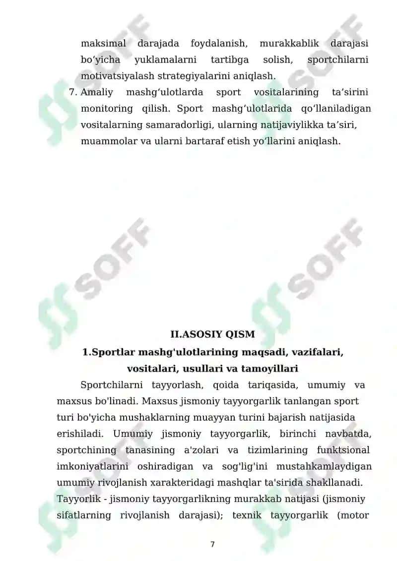 Sport mashg’ulotlarining vositalari 7