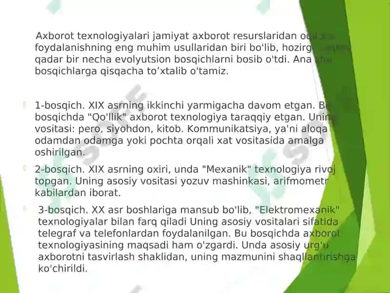 Media vositalarida axborotning kelajagi va yangi tendensiyalar 7
