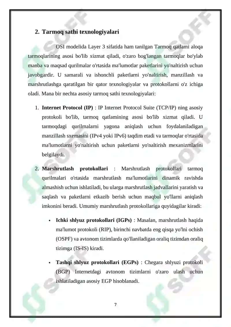 MULTIMEDIALI ALOQA TARMOQLARI 7