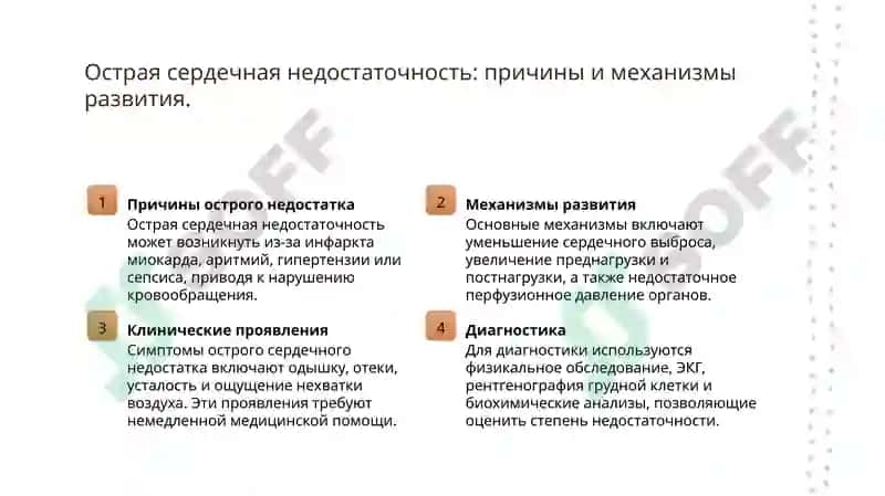 значение кардиотонических средст при острой и хронической сердечной недостаточности 7