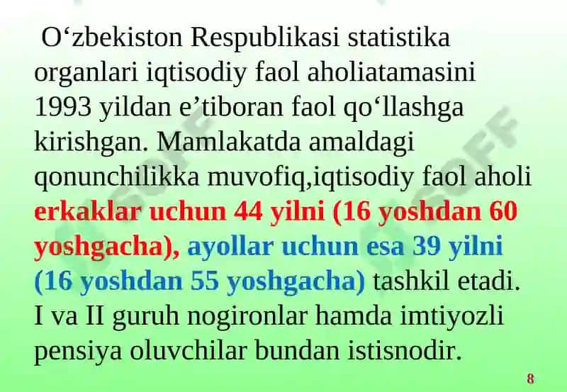 Korxonaning mehnat resurslari 7