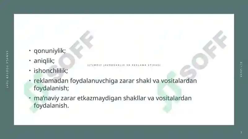 REKLAMANING IQTISODIY JIHATLARI 7