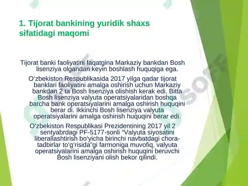 Tijorat banki va uning funksiyalari 7