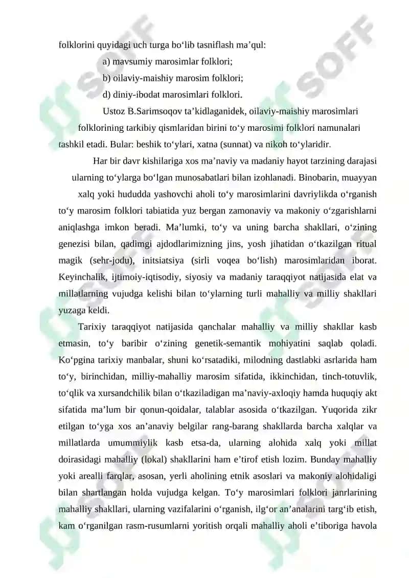 O'zbek nikoh to'ylari folklyorlarida misiqaning o'rni 7