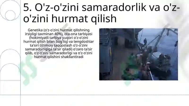 Shaxs taʼlim obʼyekti va subʼekti sifatida uning shakllanish va rivojlanish omillari 7