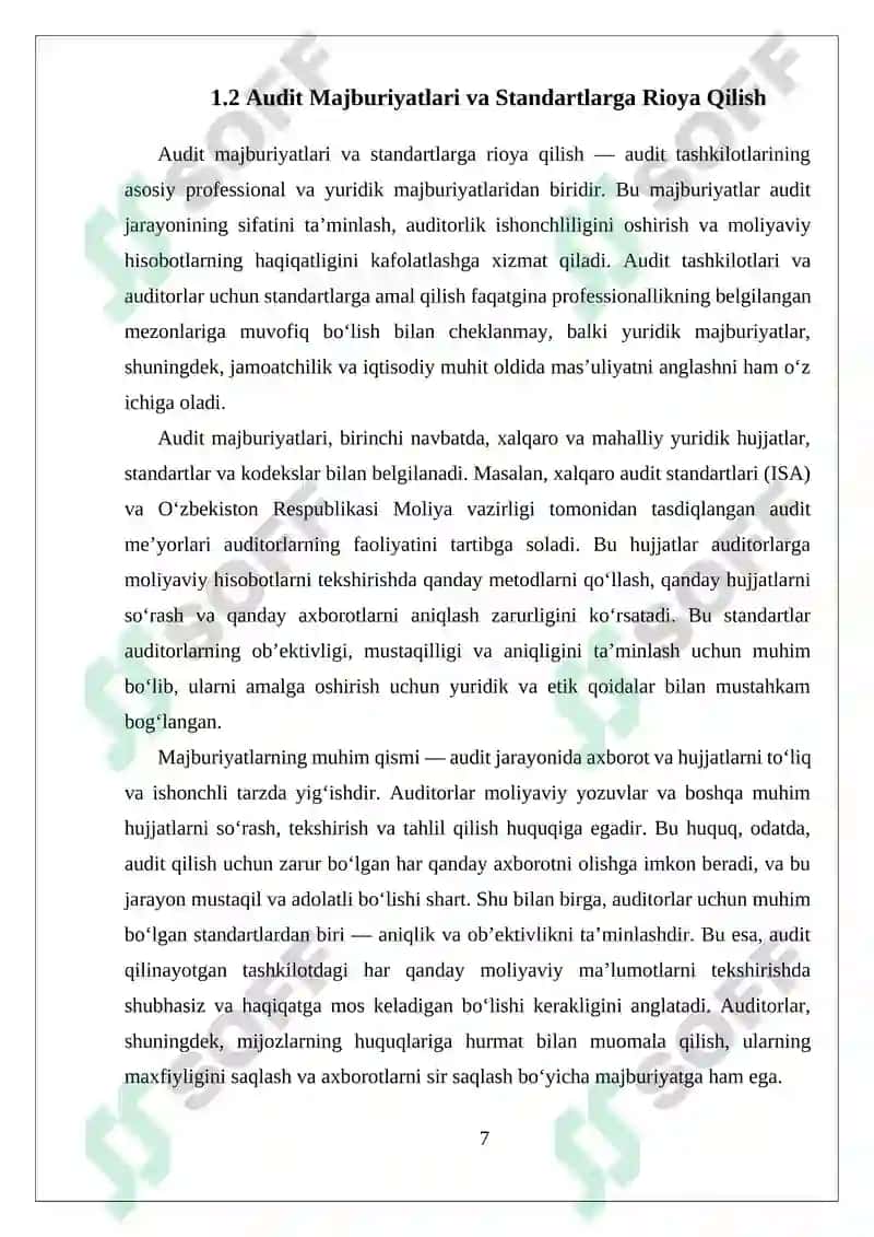 Audit Tashkilotlarining Huquqlari Majburlatlari va Javobgarliklari 7