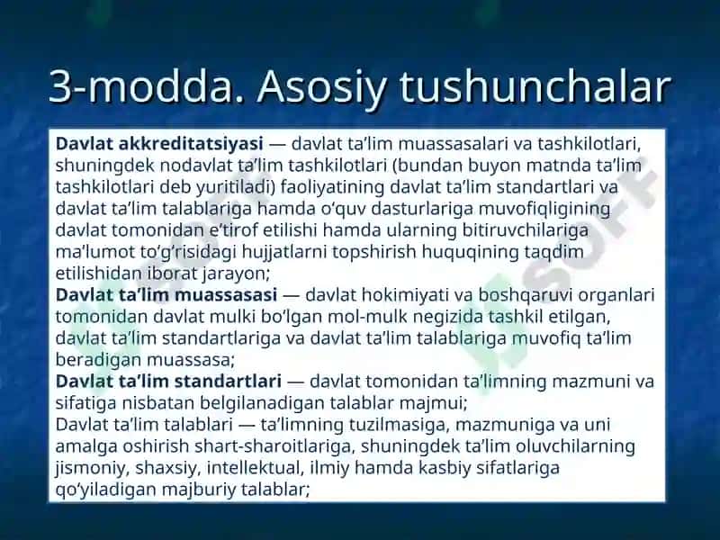O'zbekiston Respublikasida ta’lim tizimini rivojlantirishning konseptual asoslari 7