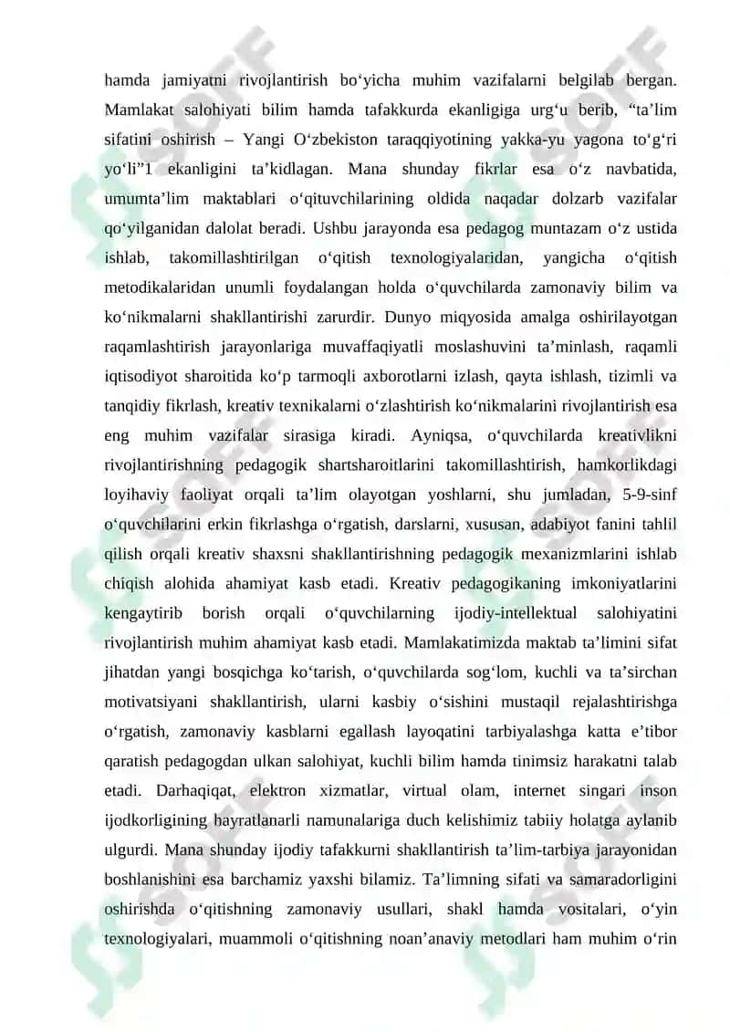 O’quvchilarning analitik kompetensiyasi rivojlantirishda adabiy tahlillardan foydalanish usullari 7