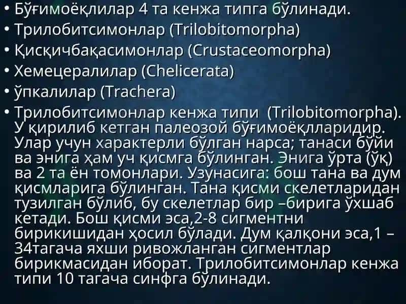 Халқали Чувалчанглар Типи 7