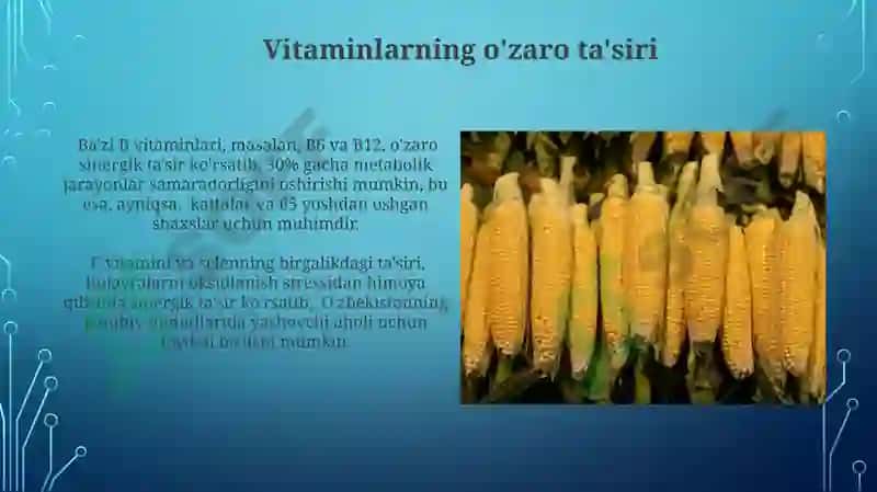Vitaminlar klassifikatsiyasi 7