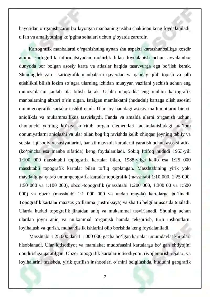 SANOAT ATLASLARNI LOYIHALASH VA DASTURINI TUZISH 7