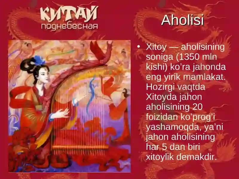 Xitoy Xalq Respublikasi. Tabiiy-demografik salohiyati 7