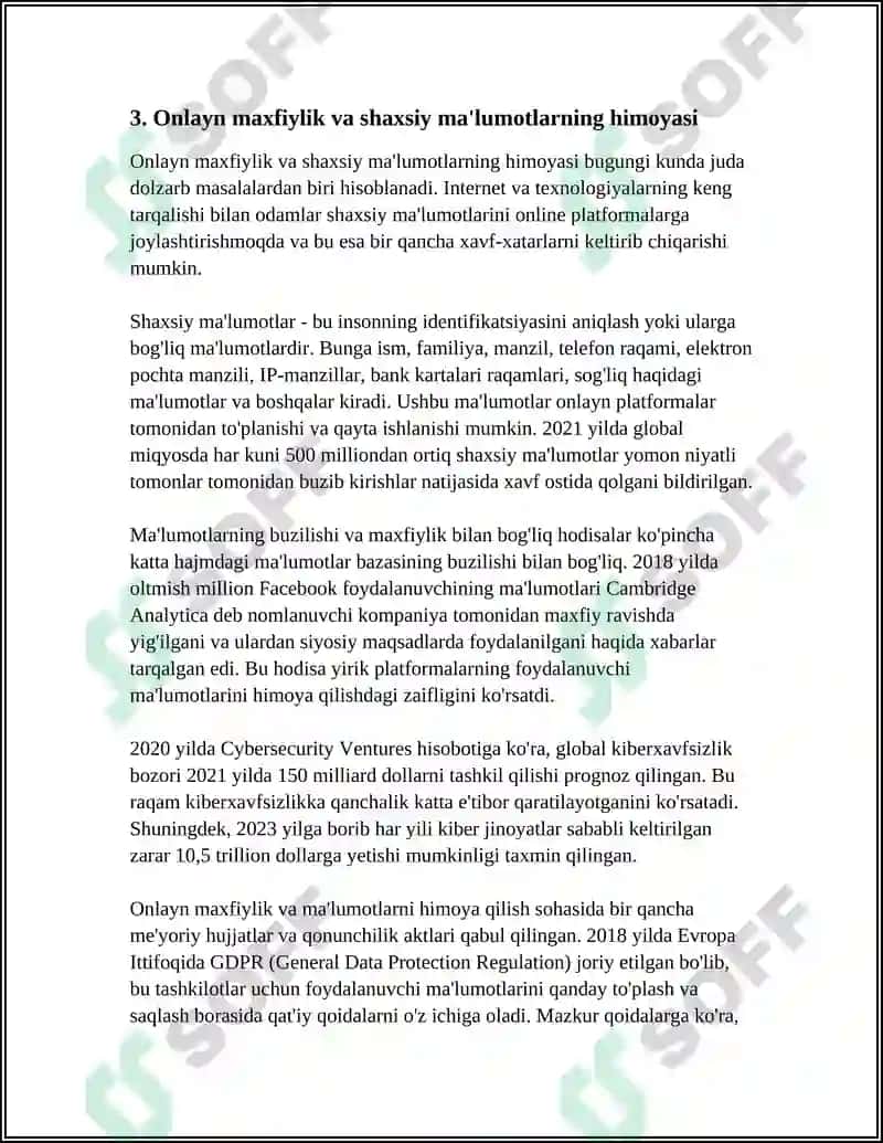 IJTIMOIY MEDIADA TAXDIDLAR, XURUJLAR VA XAVF XATARLAR 7