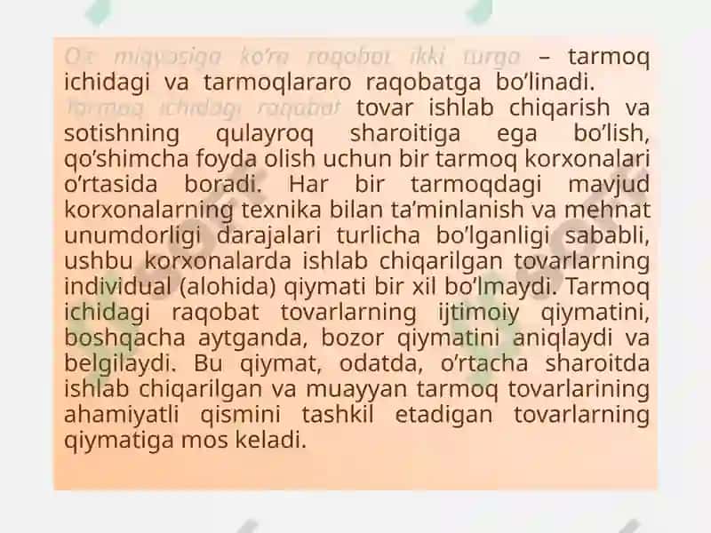 RAQOBATNING MOHIYATI VA SHAKLLARI 7