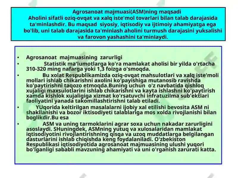 AGROSANOAT MAJMUIDA MARKETING TADQIQOTLARI 7