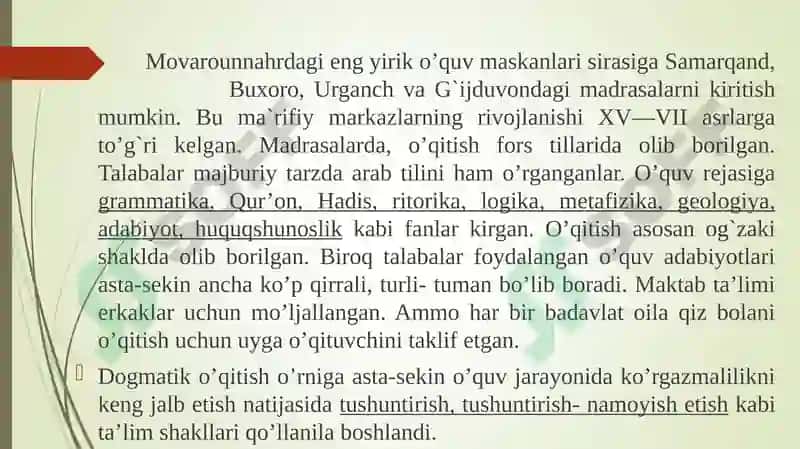 TA’LIMNING TASHKILIY SHAKLLARI VA METODLARI 7