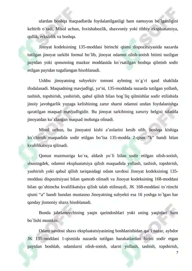 Odam savdosi 7