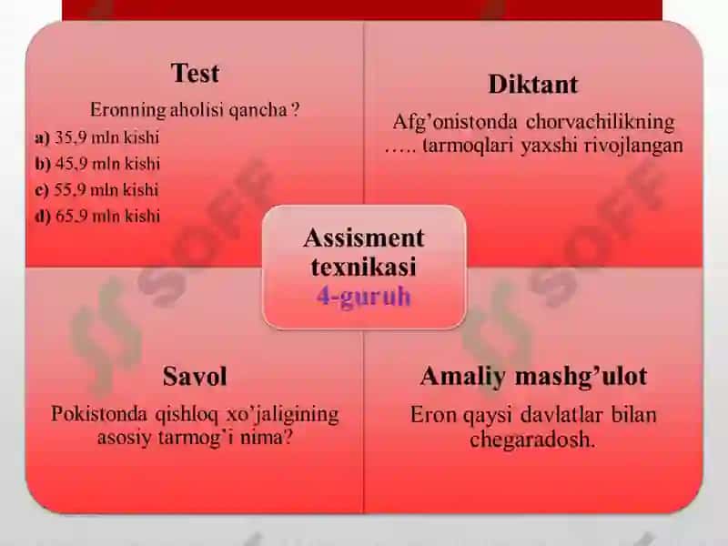 Assisment texnikasi 8