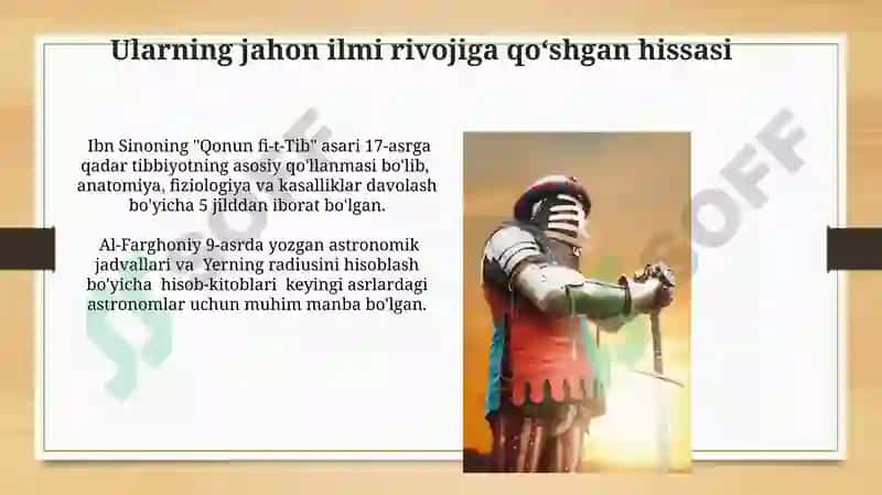 Birinchi va Ikkinchi Renessans yaratuvchilari 8