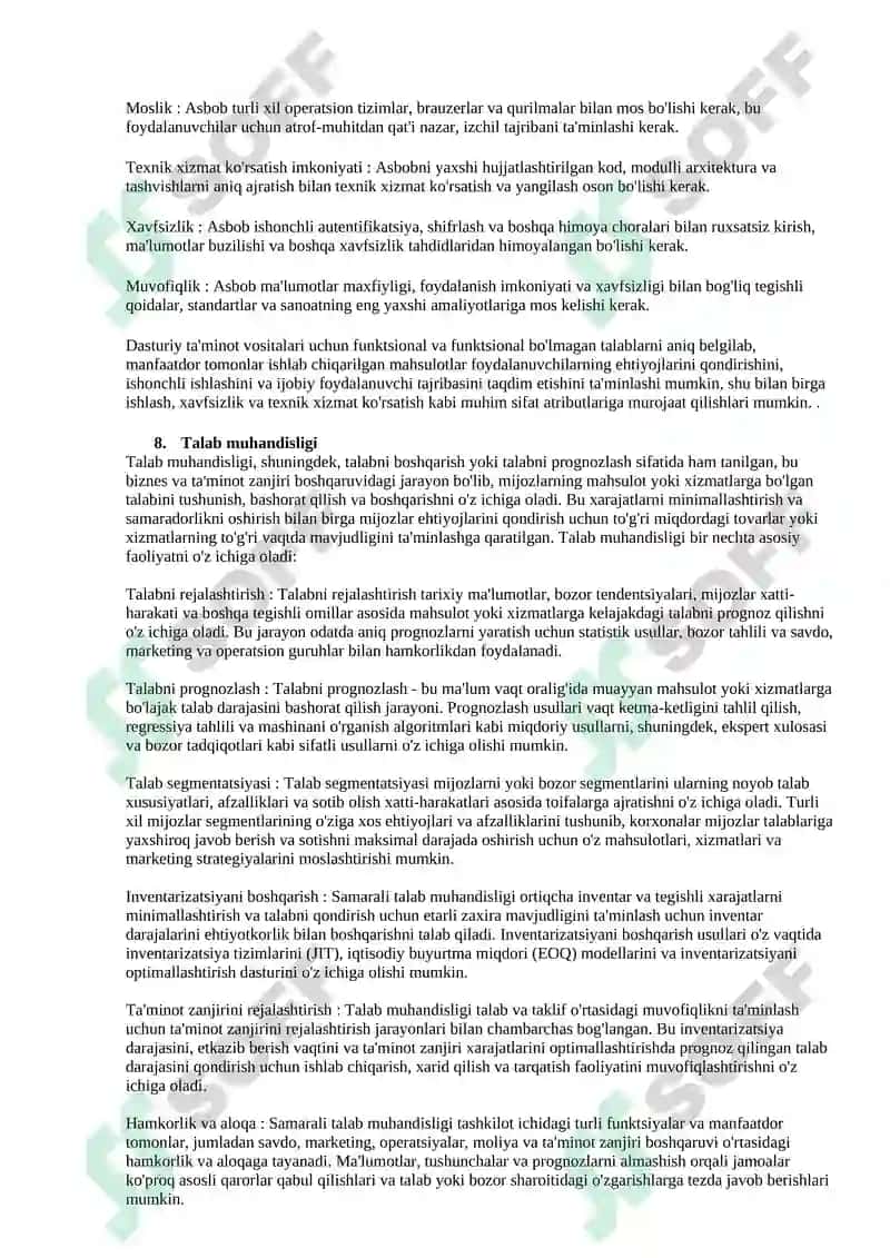 Dasturiy vositalar xavfsizligi 8