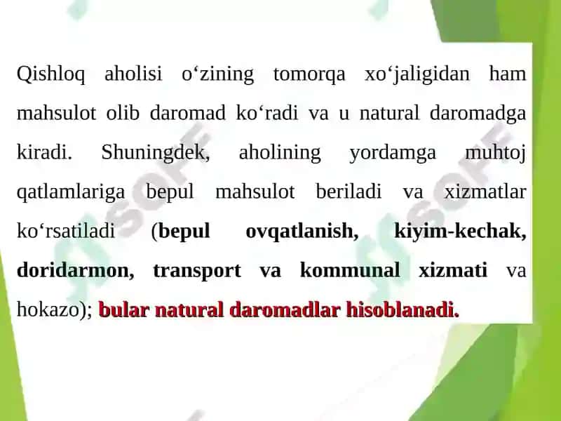 PUL VA MOLIYAVIY XATTI-HARAKATLAR SOTSIOLOGIYASI 8