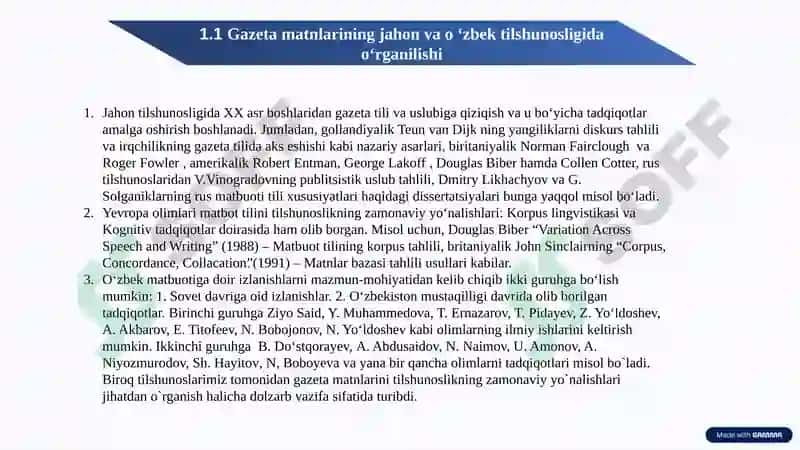 MATBUOT TILI VA USLUBI (MAHALLIY NASHRLAR MISOLIDA) 8