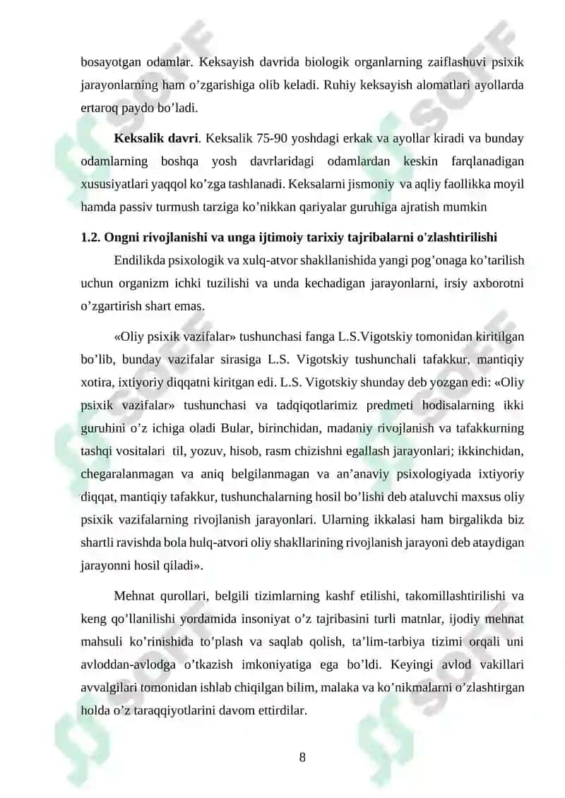 Yosh va Jins Xususiyatlari Faollikdagi Ixtiyoriylikka Ta'siri 8