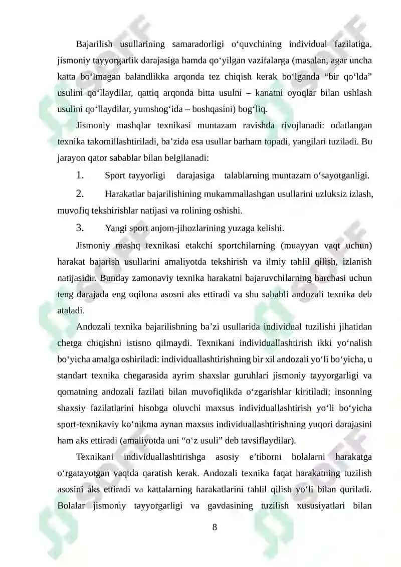 Jismoniy tarbiya mashg‘ulotlarida qo‘llaniladigan jismoniy tarbiya metodlari 8