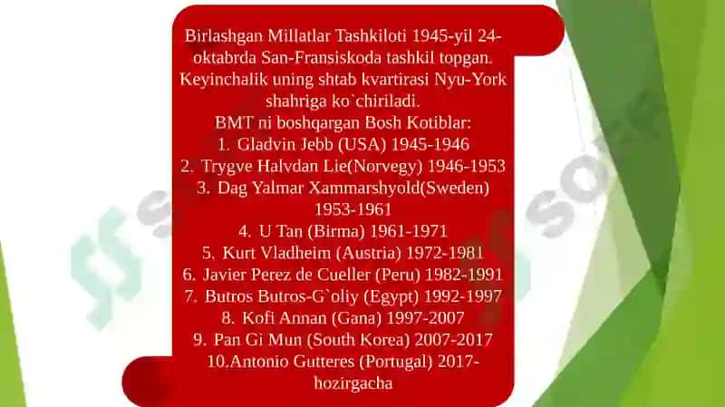 O`zbekiston va Jahon Hamjamiyati 8