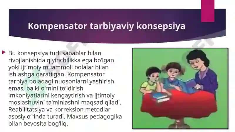 Tarbiyaviy konsepsiyalarni oʻrganish va tahlil yetish 8