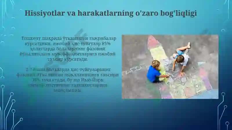 Bolalarda fazoda mo‘ljal olishni rivojlantirishning hissiy asosi 8