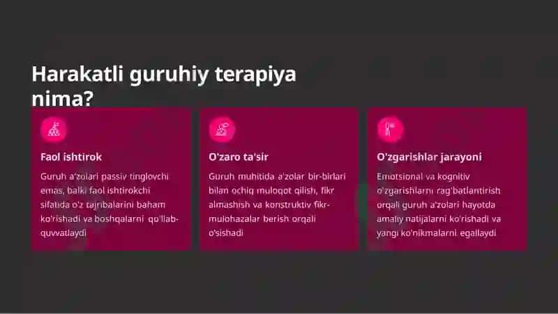 Harakatli guruhiy terapiya 8