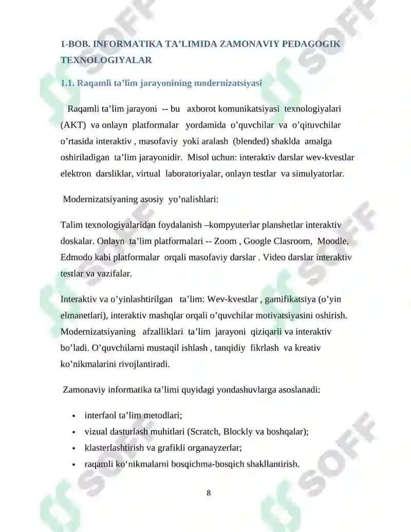 Umumiy o‘ta ta’lim maktablarining  5-sinfida  Informatika va AT fanidan  “Blok-sxema yaratish. Burchaklar bilan ishlash. Spraytlarni harakatlantirish” 8