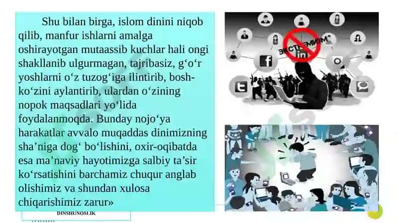 Kiber makondadin. Missionerlik va prozelitizmning ijtimoiy-siyosiy xavfi 8