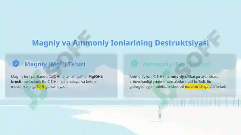 Yer Osti Suvi: Inshoot Mustahkamligiga Kimyoviy Tahdid 8