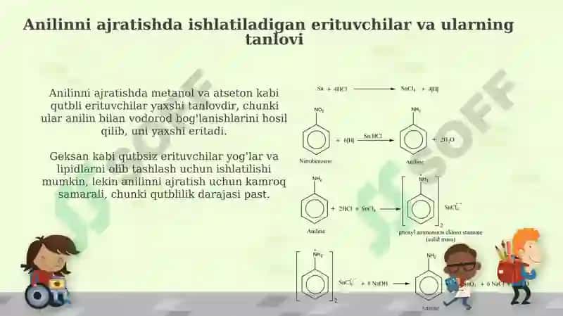 Anilinni biologik obyektlardan ajratib olish va tahlil qilish usullari 8