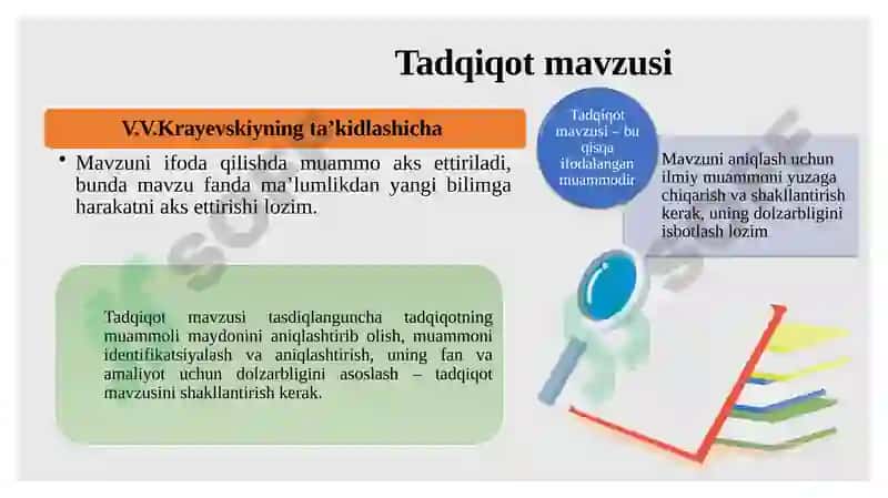 Ilmiy tadqiqotning namoyon bo‘lish shakllari 8